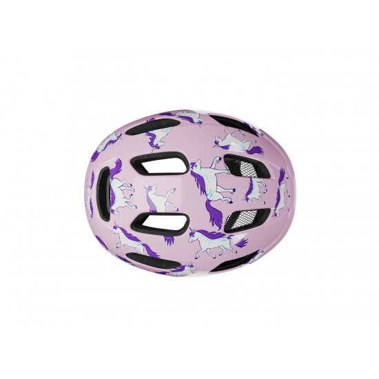 Шолом LAZER Nutz 2.0 KinetiCore, єдинороги, рожевий