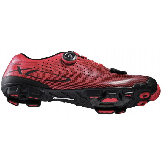 Веловзуття SHIMANO XC7 красное, разм. EU45 Веловзуття SHIMANO XC7 красное, разм. EU45