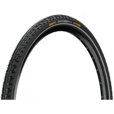 Покришка Continental RIDE Tour 27,5"x1 1/2x2, 54-584, чорна, не складна, світловідбиваюча, ExtraPunc Покришка Continental RIDE Tour 27,5"x1 1/2x2, 54-584, чорна, не складна, світловідбиваюча, ExtraPunc