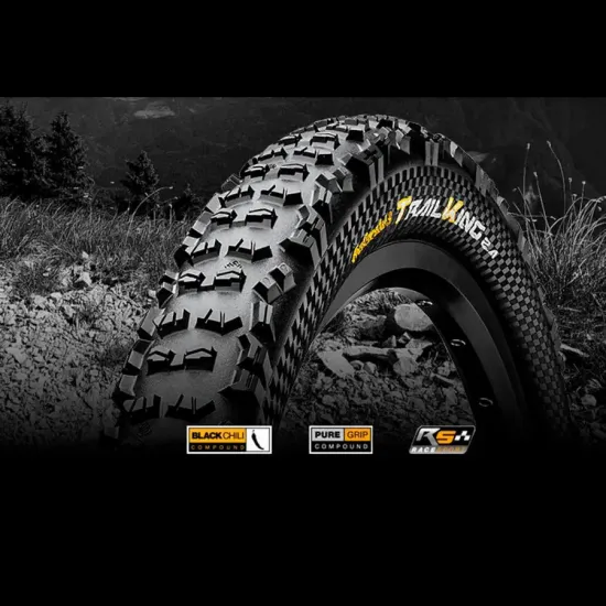 Покришка Continental Trail King 2.2, 27.5"x2.20, 55-584, Foldable, BlackChili, ProTection, Skin, чор