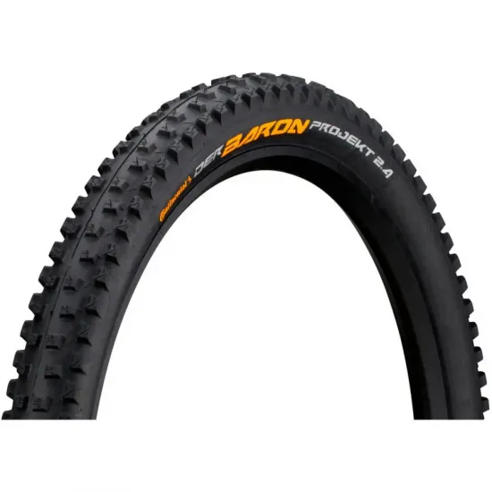 Покришка безкамерна Continental Der Baron Projekt, 27.5 "x2.40, 60-584, чорна, складна, BlackChili, ProTection Apex, Skin, 950гр. 101572