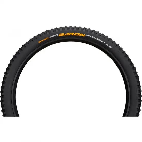 Покришка безкамерна Continental Der Baron Projekt, 27.5 "x2.40, 60-584, чорна, складна, BlackChili, ProTection Apex, Skin, 950гр. 101572