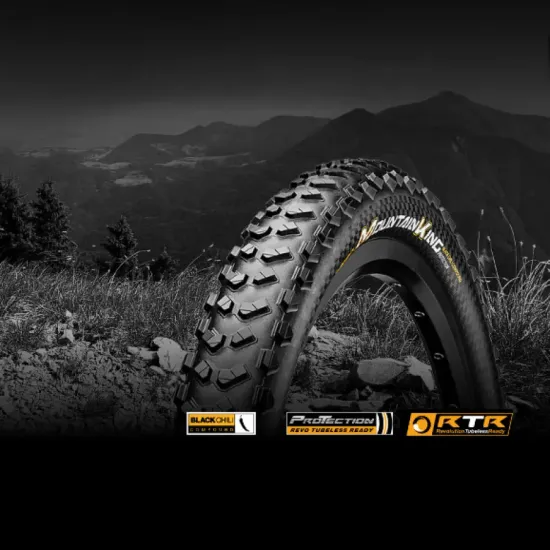 Камера Conti безкамерная Mountain King 27.5 "x2.3, черная, складная, ProTection, Skin 101461