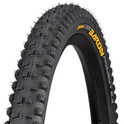 Шина бескамерная Continental Der Baron Projekt, 27.5 "x2.40, 60-584, черная, складная, BlackChili, ProTection Apex, Skin, 950гр. 101572