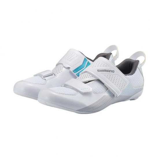 Велобувь триатлонный женский SHIMANO TR501, белый, разм. EU39 Велобувь триатлонный женский SHIMANO TR501, белый, разм. EU39