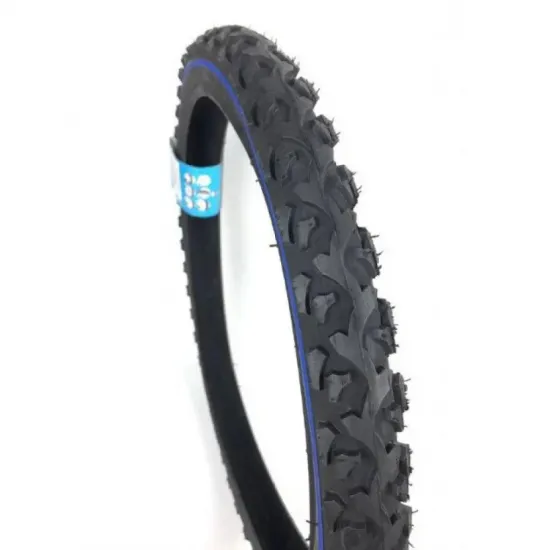 Покришка DELI 16x1.75 синя полоса, шип