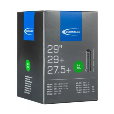 Камера 29+/27,5+ (54/75x584/622) IB AGV 40мм Schwalbe AV19L