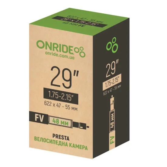 Камера ONRIDE 29"x1.75-2.15" FV 48