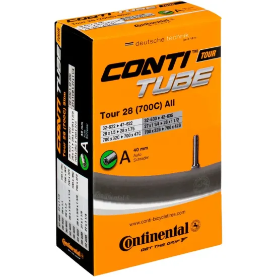 Камера Continental Tour Tube All 28", 32-622->47-622/42-635, A40, 170 г