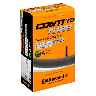 Камера Continental Tour Tube Slim 28", 28-622->37-622/32-630, A40, 140 г 181971