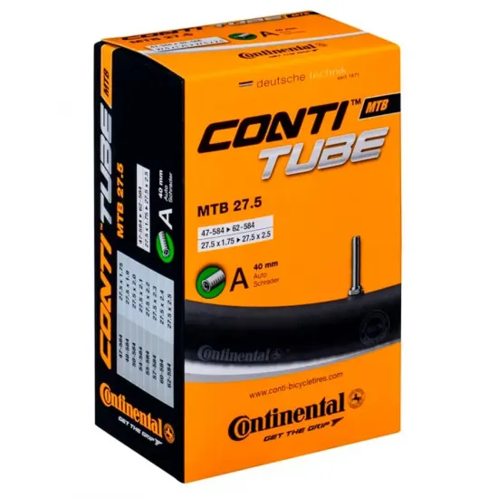 Камера Continental MTB Tube 27.5", 47-584->62-584, A40, 240 г 182331 Камера Continental MTB Tube 27.5", 47-584->62-584, A40, 240 г 182331
