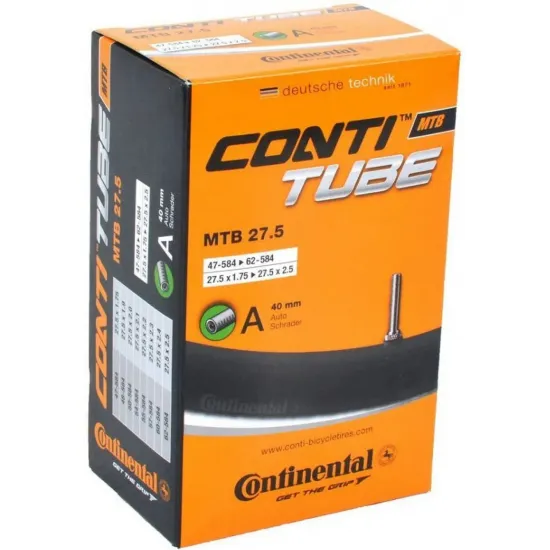 Камера Continental MTB Tube 27.5", 47-584->62-584, A40, 240 г 182331