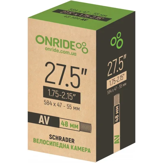 Камера ONRIDE 27.5"x1.75-2.15" AV 48