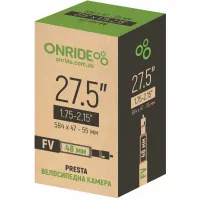 Камера ONRIDE 27.5"x1.75-2.15" FV 48
