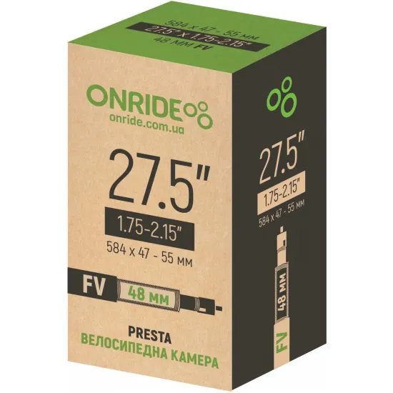 Камера ONRIDE 27.5"x1.75-2.15" FV 48