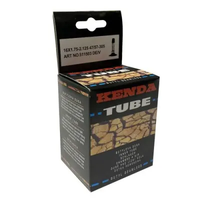 Велокамера универсальная KENDA 16" 16x1.75-2.125/47/57- 305, вентиль D/V не формованная 511503 Велокамера универсальная KENDA 16" 16x1.75-2.125/47/57- 305, вентиль D/V не формованная 511503