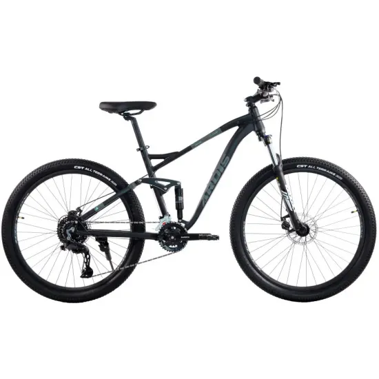 Велосипед ARDIS 27,5 AMT AL "IMPULS" двухподвес, 18 рама, черный 0295BLK