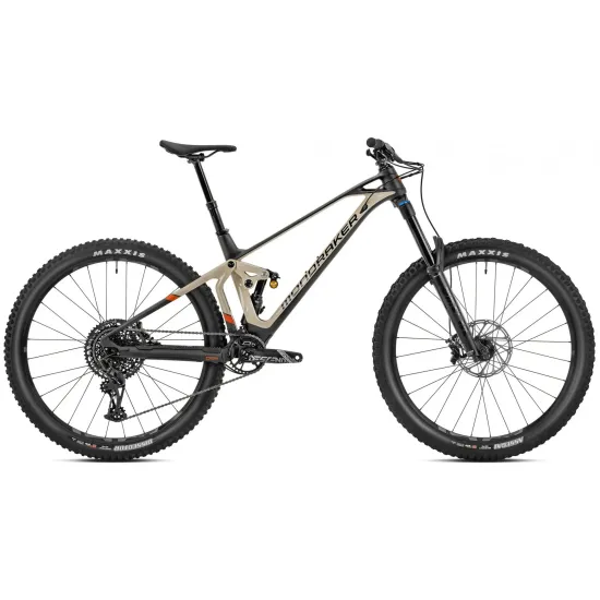 Велосипед MONDRAKER SUPER FOXY CARBON R 29" T-M, Carbon / Desert Grey / Orange (2023/2024)