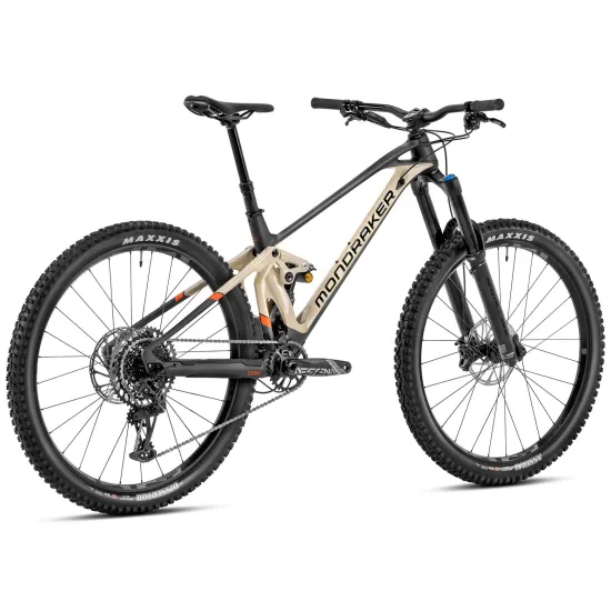 Велосипед MONDRAKER SUPER FOXY CARBON R 29" T-M, Carbon / Desert Grey / Orange (2023/2024)