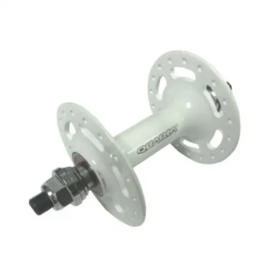 Втулка пер. Quando KT 36H длина оси 140mm, OLD = 100mm для фиксации серебряная