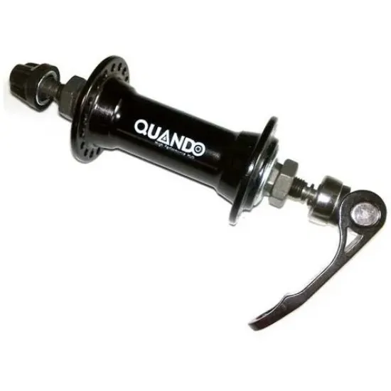 Втулка пер. Quando KT-A15F под V-brake 36H QR 108mm под эксцентрик алюминь черн.