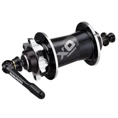 Втулка AM HUB X0 F DISC QR/15/20 28H BLK/SLV Втулка AM HUB X0 F DISC QR/15/20 28H BLK/SLV