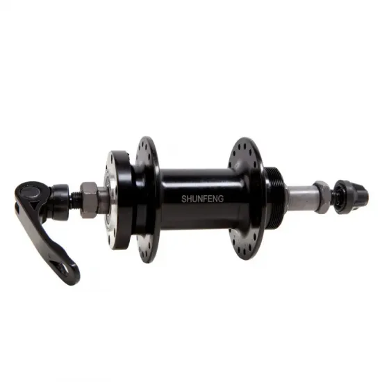 Втулка задняя Al DD трещотка 36H 14G ED ось - 10мм 135 пром. подшипники. SHUNFENG SF-A210R