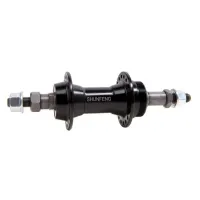 Втулка задня під тріскачку 6/7 Алюмiнiй 36H 14G під гайку OLD - 135мм чорний SHUNFENG SF-A201R