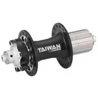 Втулка задняя Quando KT-SR6R 32H под диск QR 135*10 mm 8/9 шв. под эксцентрик алюминий черный