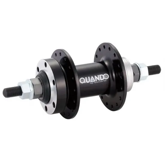 Втулка задн. Quando KT-TD6R 36H под диск QR 175mm 7 шв., на гайках алюминий черный