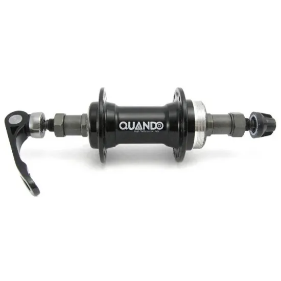 Втулка задн. Quando KT-A12R 36H под V-brake QR 145mm, 7 шв., под эксцентрик алюминь черная