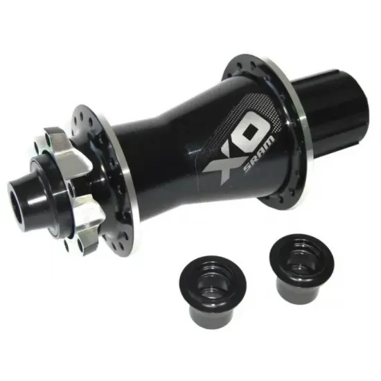 Втулка MTB Hub X0 DH Rear 6-Bolt Disc 32H Black/Silver, корпус привода SRAM (9/10/11spd)(включает 12x150 & 12x157 через оси) A1