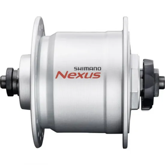Динамо-втулка DH-C3000-3N-QR, NEXUS, 6V 3.0W, 32H OLD:100MM, QR эксцентрик, W/SM-DH10, серебро Динамо-втулка DH-C3000-3N-QR, NEXUS, 6V 3.0W, 32H OLD:100MM, QR эксцентрик, W/SM-DH10, серебро