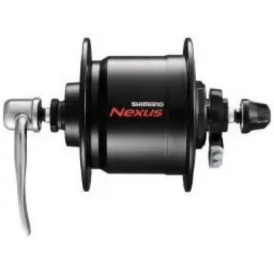 Динамо-втулка DH-C3000-3N-QR, NEXUS, 6V 3.0W, 32H OLD:100MM, QR эксцентрик, W/SM-DH10, черный