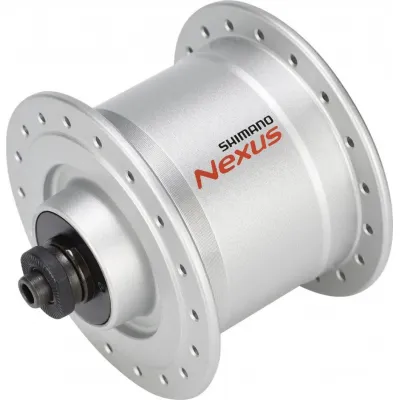 Динамо-втулка DH-C3000-3N-QR, NEXUS, 6V 3.0W, 32H OLD:100MM, QR эксцентрик, W/SM-DH10, серебро