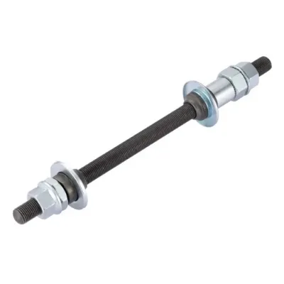 Вісь втулки задн. Quando KT-261R (262R) 175mm на гайках сталева Вісь втулки задн. Quando KT-261R (262R) 175mm на гайках сталева