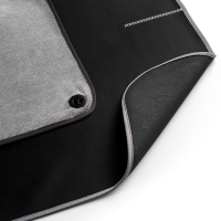 Коврик под велотренажер ELITE DRY MAT, черный (180х90)