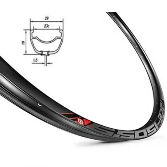 Обід Mach1 5,50 SL DISC 29" 32 отв, TLR, пістон, чорний, FV 600г