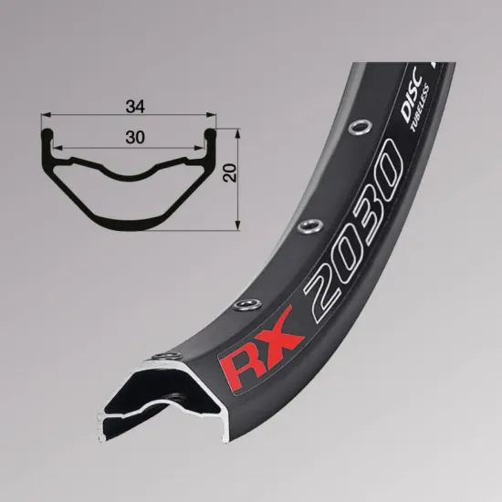 Обід Remerx RX 2030 ENDURO PLUS, 29'', 622x30, 32 отв., FV, пістонований, чорний анодований, E-Bike,