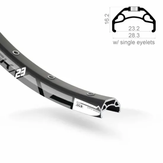 Обід Rodi BLACKROCK 23  26", 559x23, 32 отв., FV, пістонований, чорний