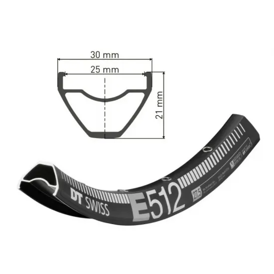 Обід DT SWISS E 512 27x25 DISK BRAKE 32отв.