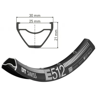 Обід DT SWISS E 512 29x25 DISK BRAKE 28отв.