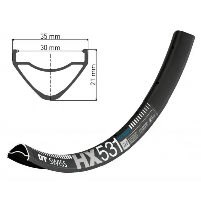 Обід DT SWISS HX 531 27x30 DISK BRAKE 28отв.