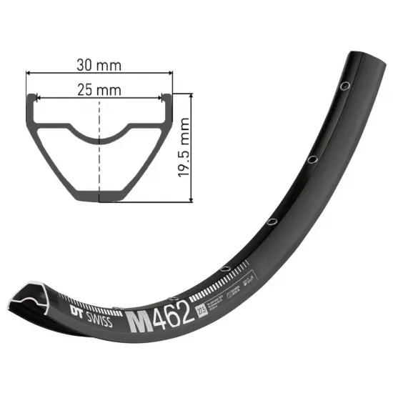 Обід DT SWISS M 462 27x25 DISK BRAKE 28отв.