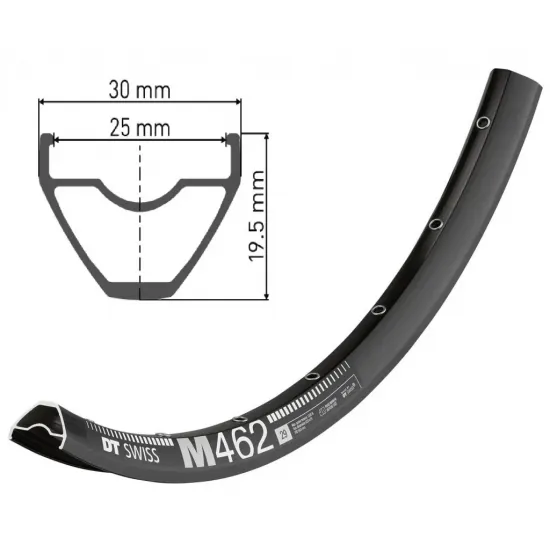 Обід DT SWISS M 462 29x25 DISK BRAKE 28отв.