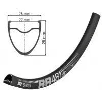 Обід DT SWISS RR 481 29X22 DISK BRAKE 24отв.