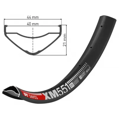 Обід DT SWISS XM 551 27x40 DISK BRAKE 28отв. Обід DT SWISS XM 551 27x40 DISK BRAKE 28отв.