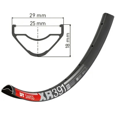 Обід DT SWISS XR 391 29x25 DISK BRAKE 32отв. Обід DT SWISS XR 391 29x25 DISK BRAKE 32отв.