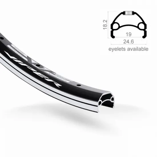 Обід Rodi VIPER 19 26", 559x19, 36 отв., AV, пістонований, чорний, V-Br