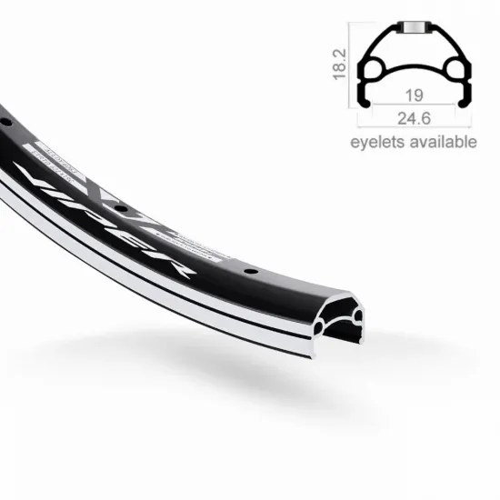 Обід Rodi VIPER 19 29", 622x19, 36 отв., AV, пістонований, чорний, V-Br
